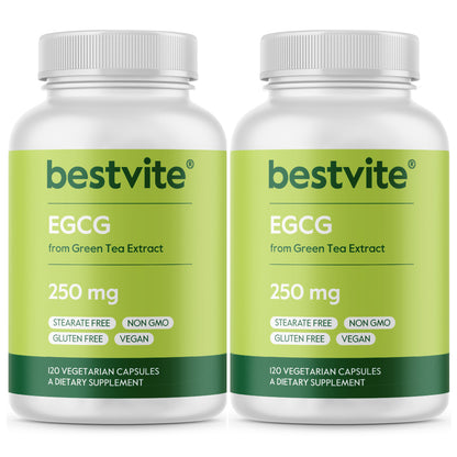 EGCG 250mg (from Green Tea Extract)