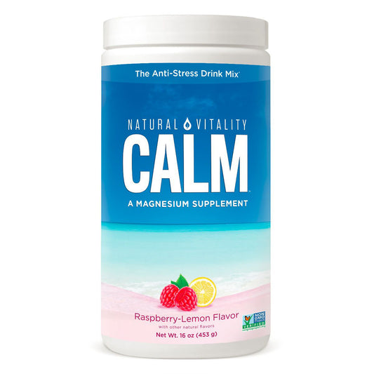 Natural Vitality, Natural Calm Lemon/Raspberry Flavor (16 oz)