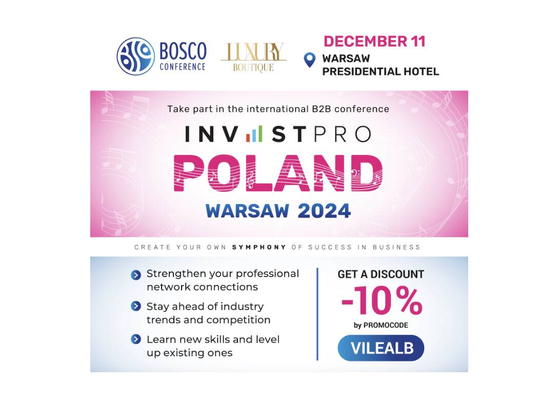 International B2B conference InvestPro Poland Warsaw 2024