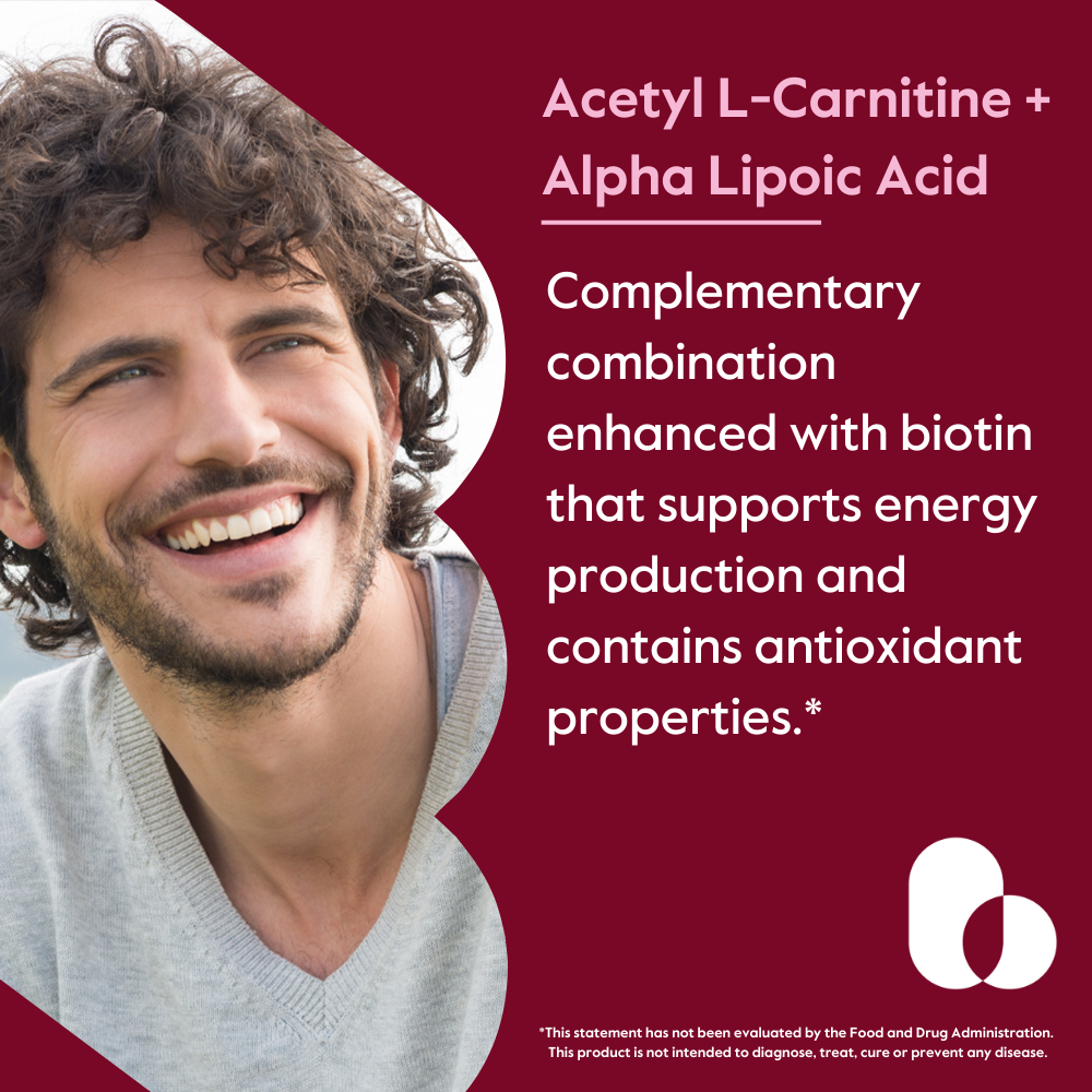Acetyl L-Carnitine 500mg & Alpha Lipoic Acid 200mg