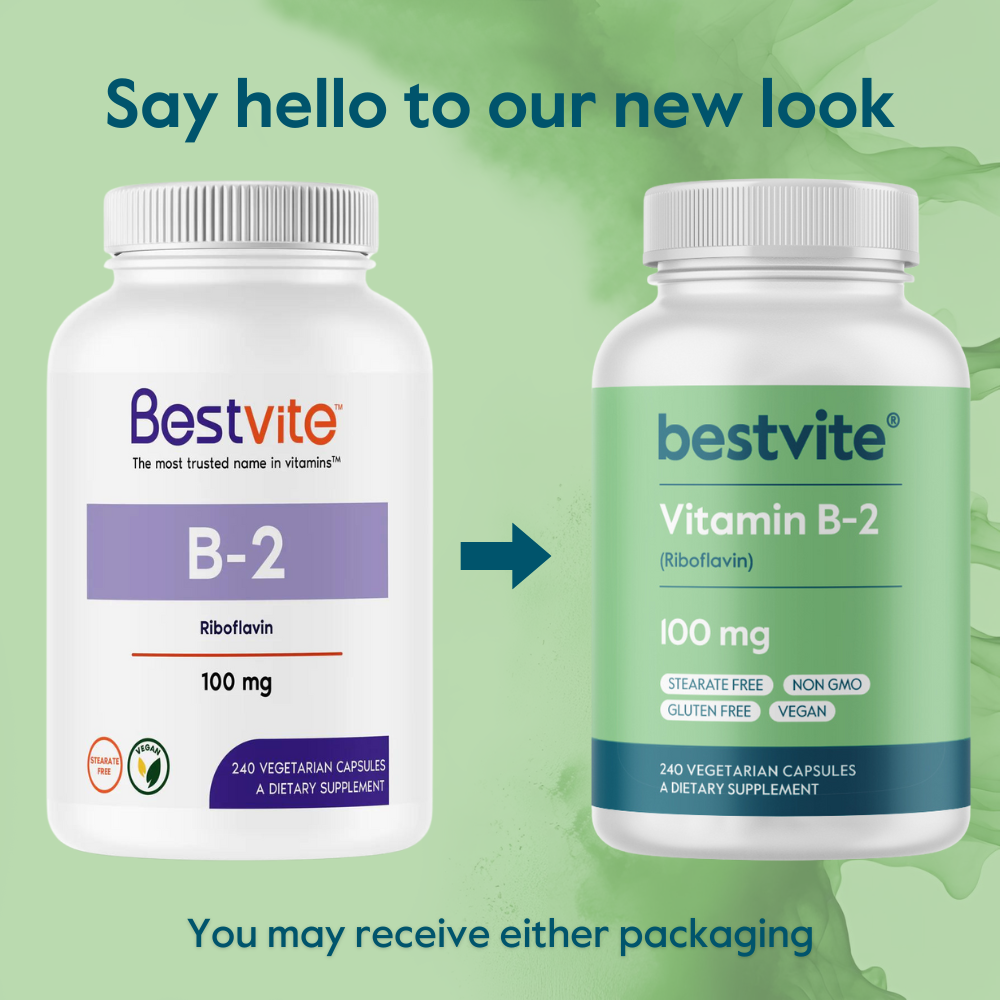 Vitamin B-2 (Riboflavin) 100mg