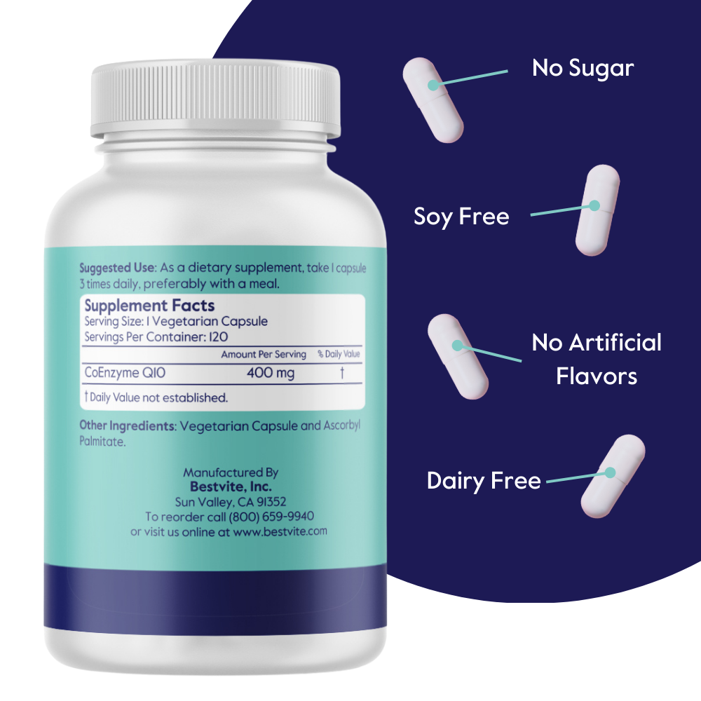 CoQ10 (CoEnzyme Q10) 400mg
