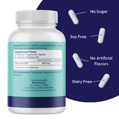 CoQ10 (CoEnzyme Q10) 400mg