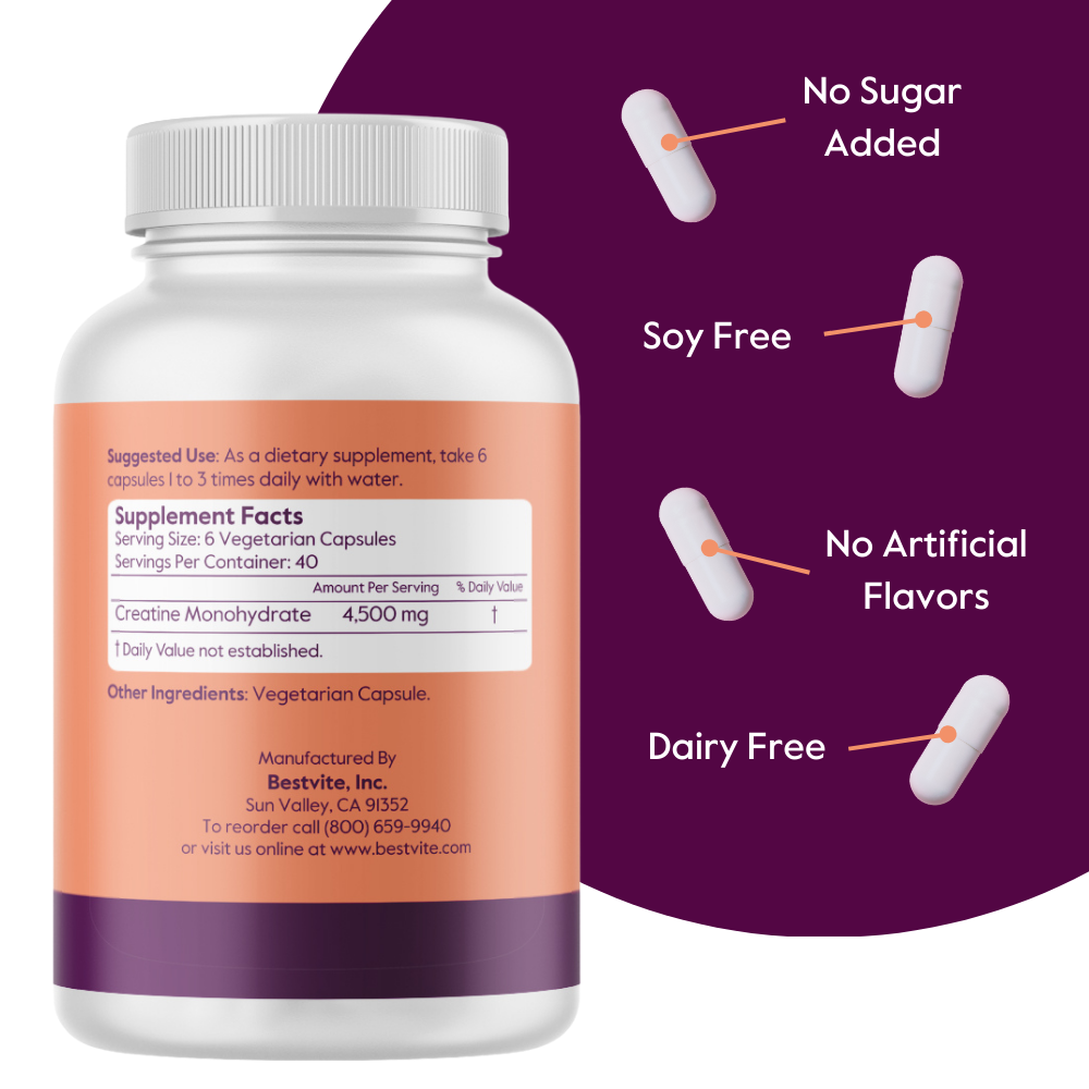 Creatine Monohydrate 750mg