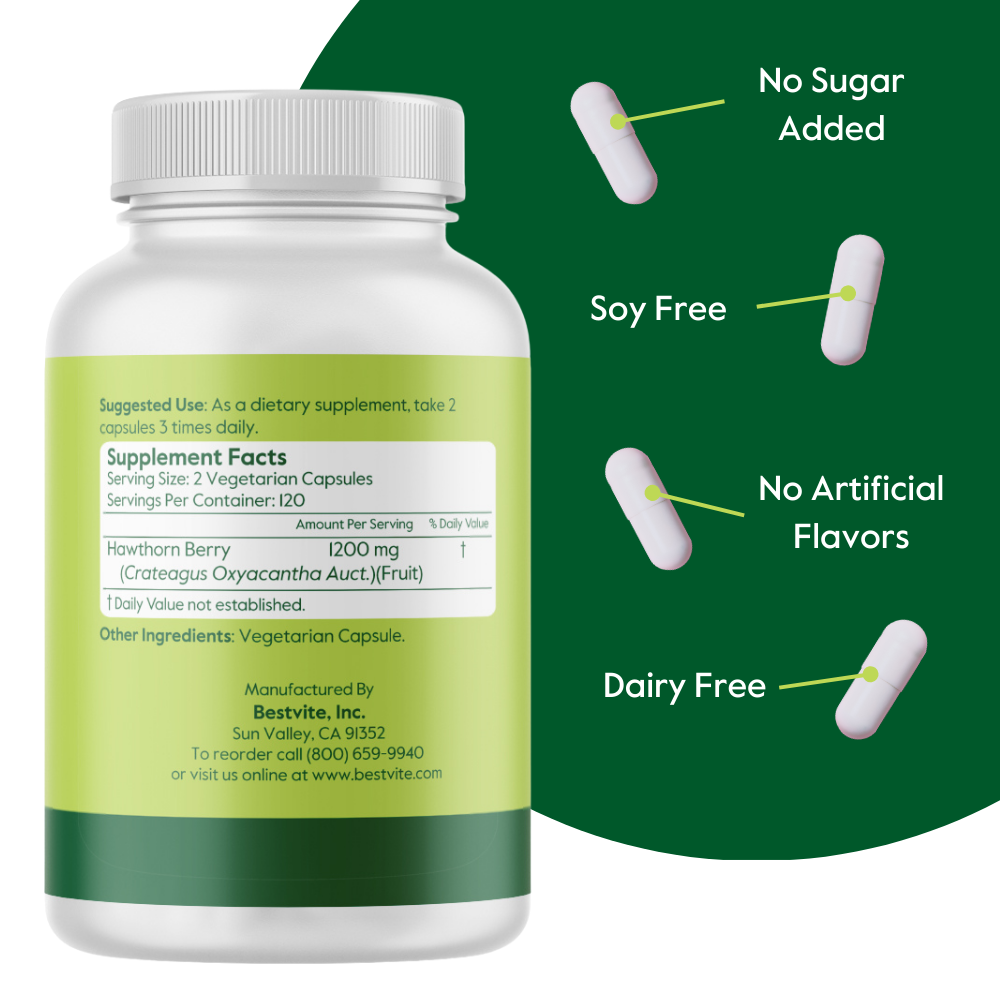 Hawthorn Berry 600mg