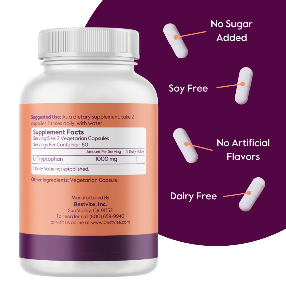 L-Tryptophan 500mg
