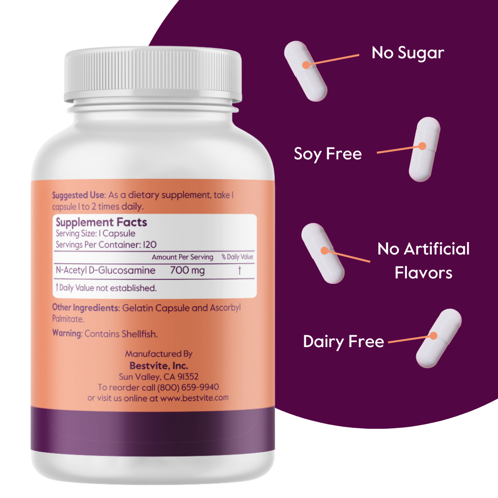 N-Acetyl Glucosamine (NAG) 700mg