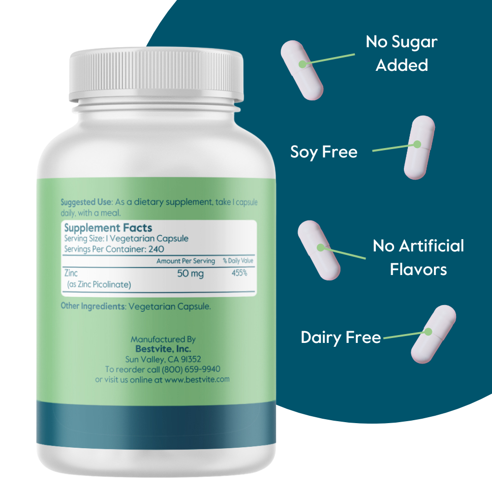 Zinc Picolinate 50mg