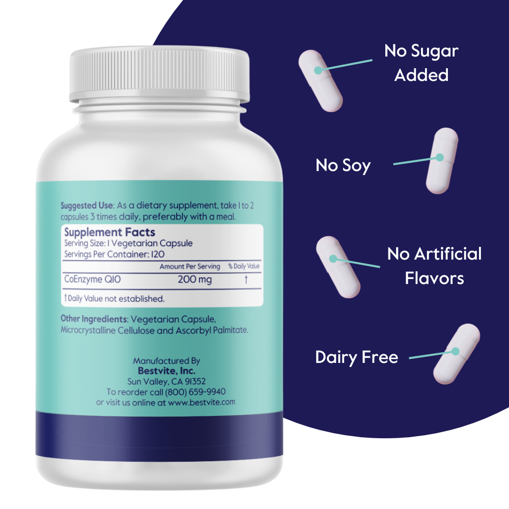 CoQ10 (CoEnzyme Q10) 200mg