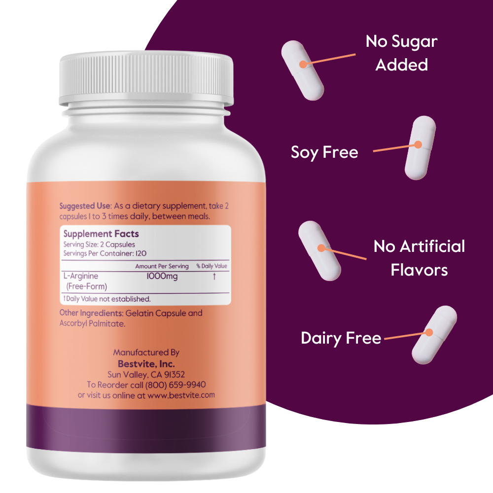 L-Arginine 500mg