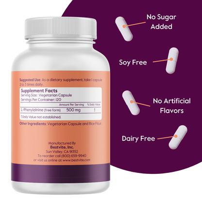 L-Phenylalanine 500mg
